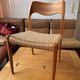 Set of 10 chairs 71 in teak by Niels O. Møller, JL Moller, Mid Century