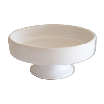 Minimalist white ceramic dish