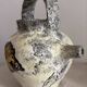 Vintage French Studio Ceramic Pitcher by Ghila – Lascaux Cave Art Styl