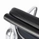Charles & Ray Eames EA217 Office Chair in Chrome and Black leather, Vitra