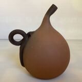 Signed terracotta vase