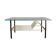 Table basse métal et verre