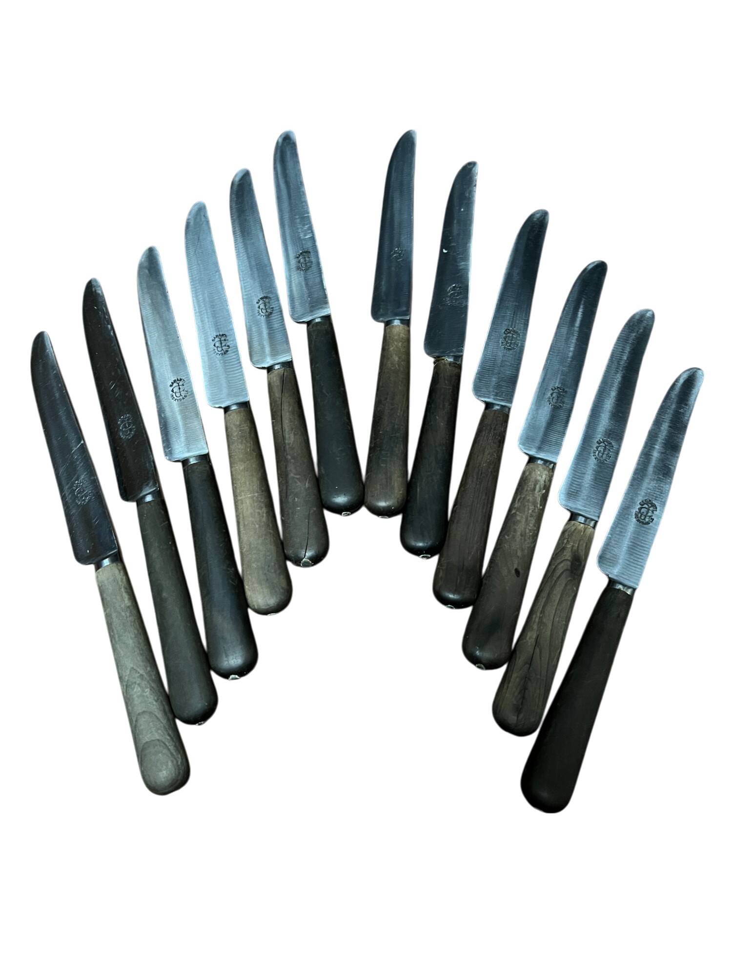 Box of 12 stainless steel knives