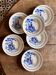 Set of 6 vintage deep plates with village decorations - Badonvillier