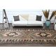 1970s Vintage Turkish Oushak Handmade Wool Cotton Brown Area Rug 85x317