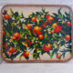 Vintage fiberglass top and braided rattan