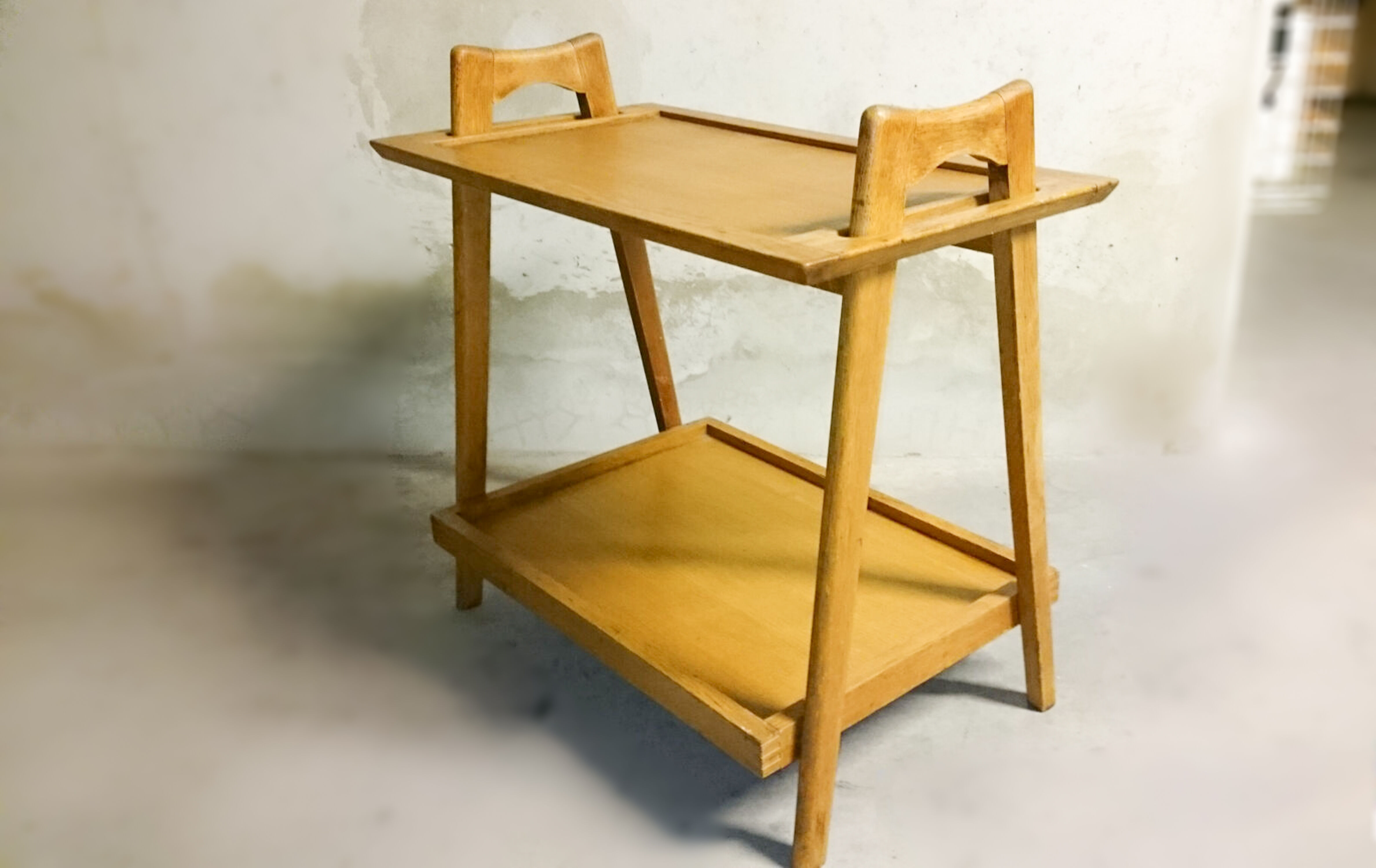 Vintage Scandinavian serving trolley