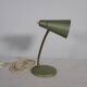 Mid-Century Green Metal Desk Lamp, 1950s