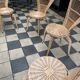 Salon de jardin rotin vintage