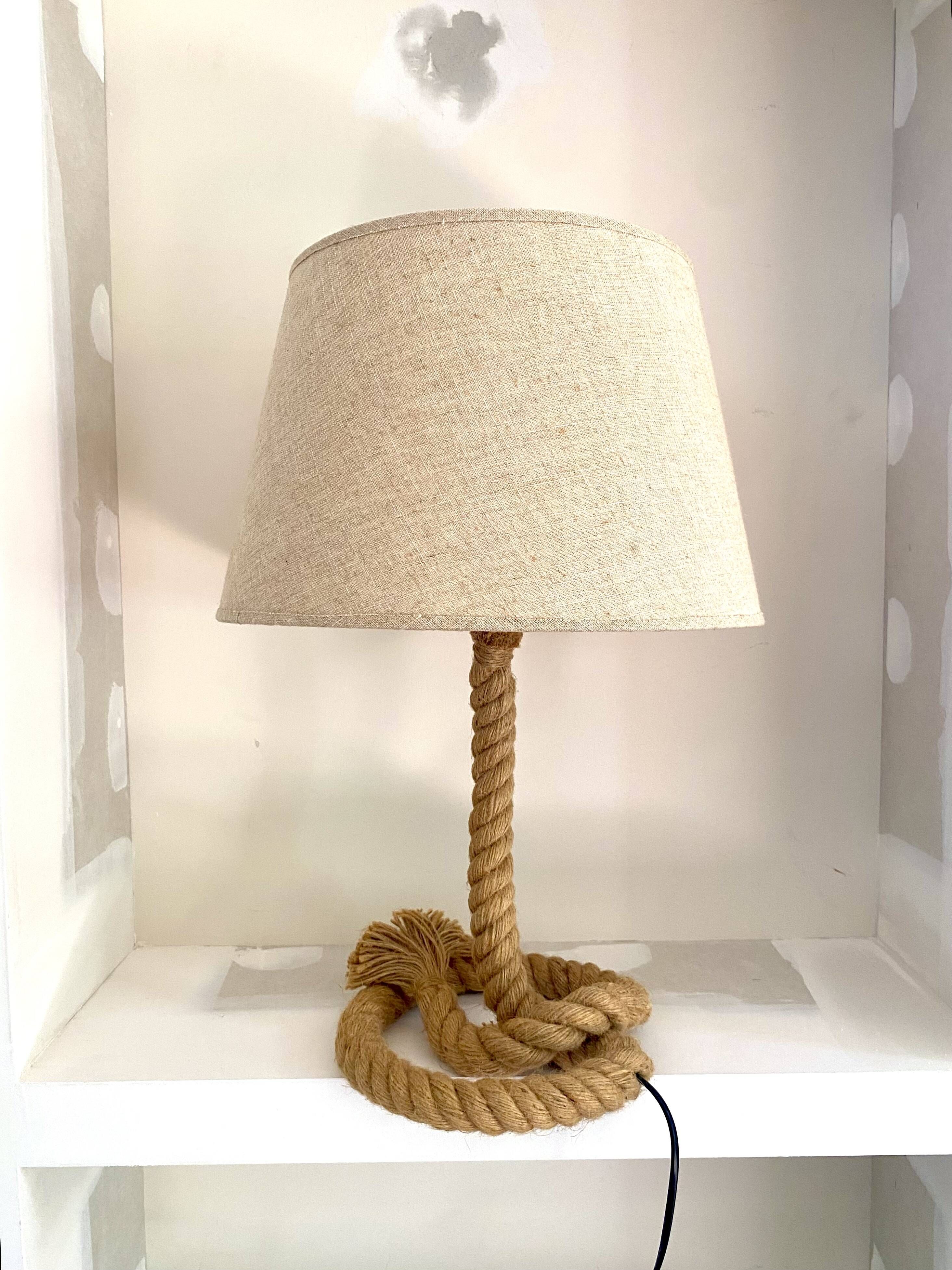 Cord lamp and cotton lampshade