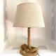 Cord lamp and cotton lampshade
