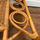 Vintage bamboo and rattan table