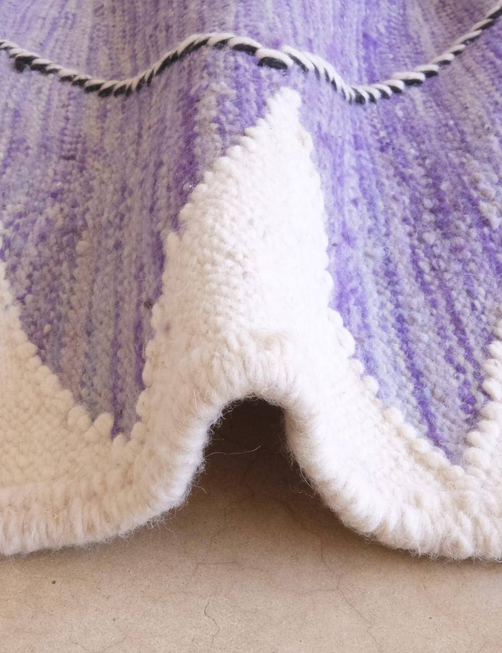 Purple Kilim Rug - 312 x 200 cm