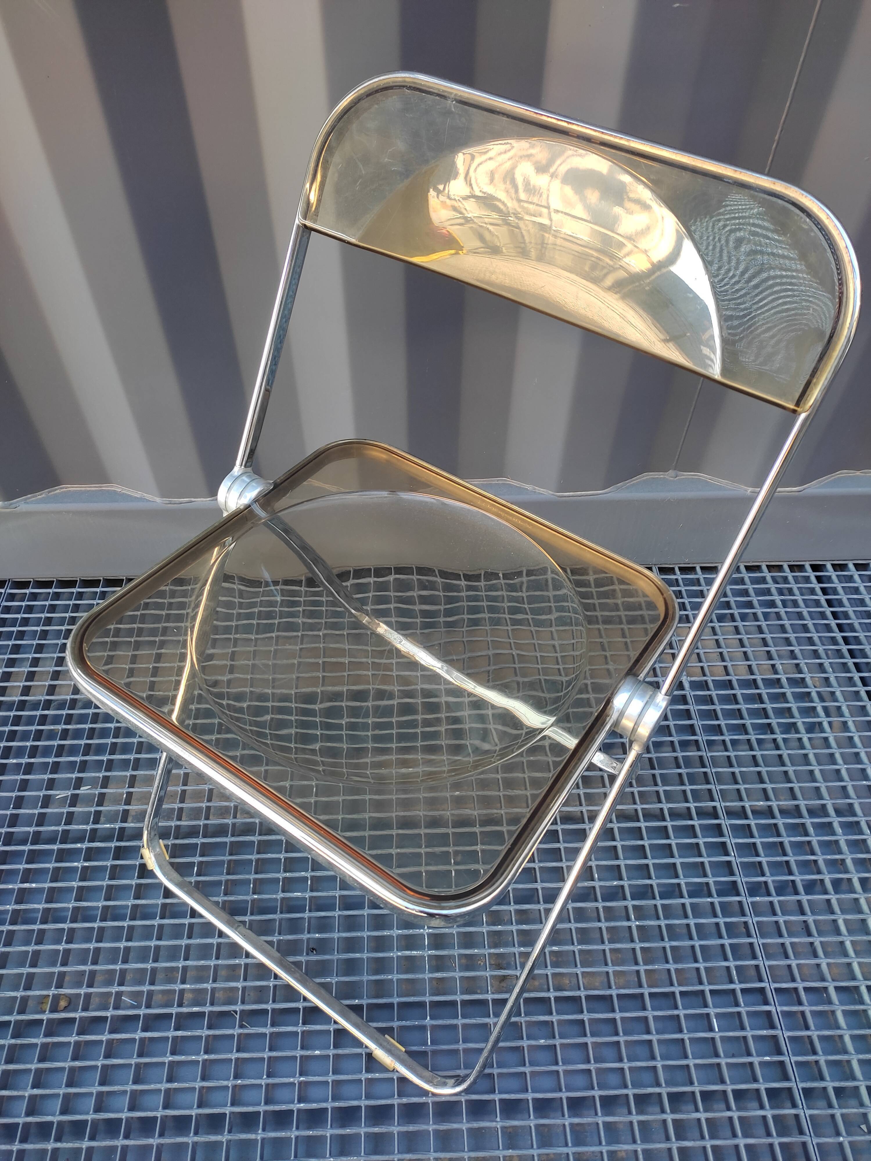 Chaise Plia de Giancarlo Piretti édition Castelli