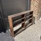 Vintage oak display bookcase
