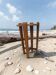 Art Deco wooden plant stand