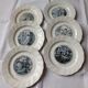 6 dessert plates iron land moulin des loups les chansons