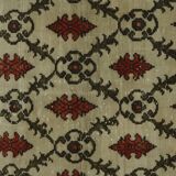 One-of-a-kind turkish handwoven vintage rug - rustic vintage charm 270x 140