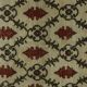 One-of-a-kind turkish handwoven vintage rug - rustic vintage charm 270x 140