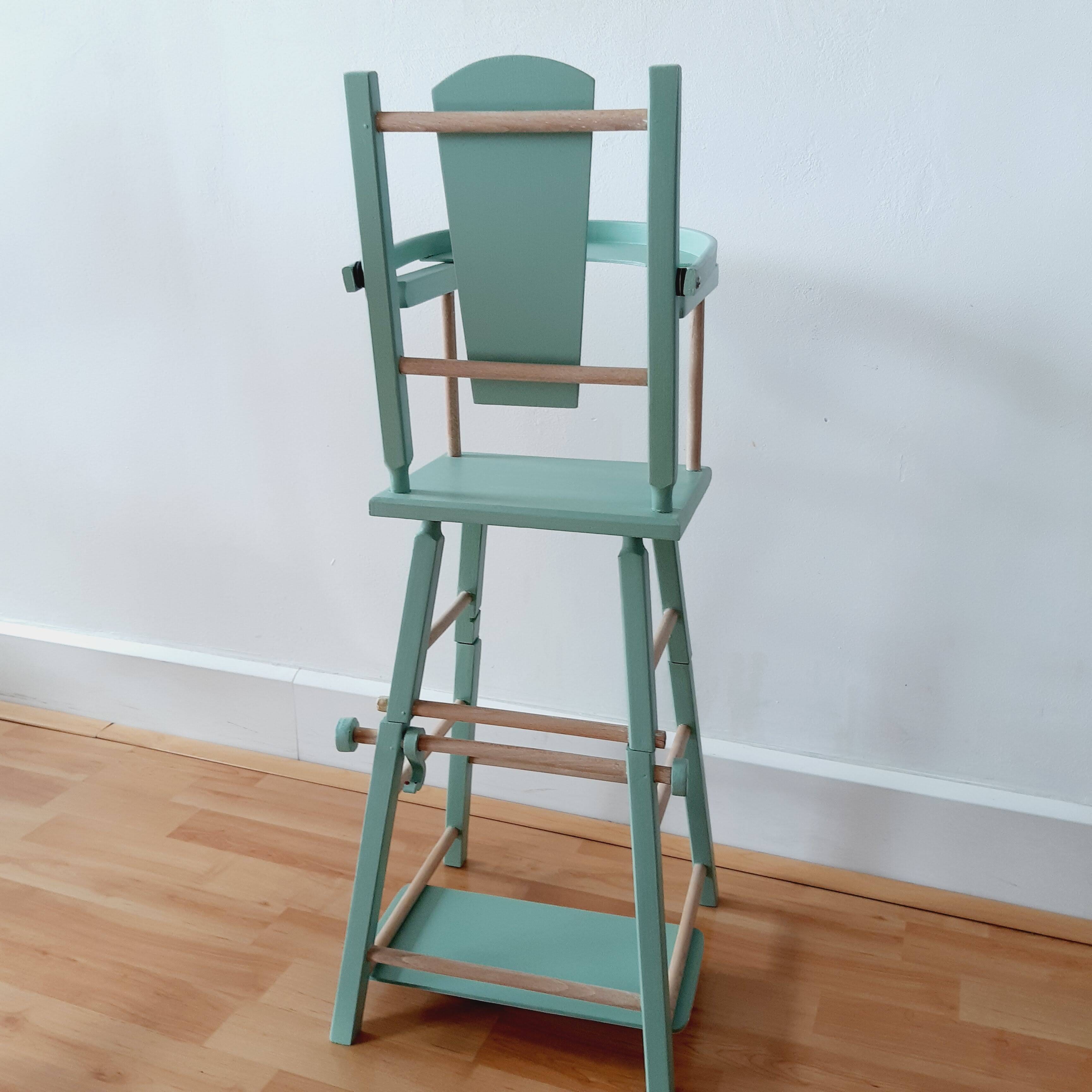 Vintage doll's high chair