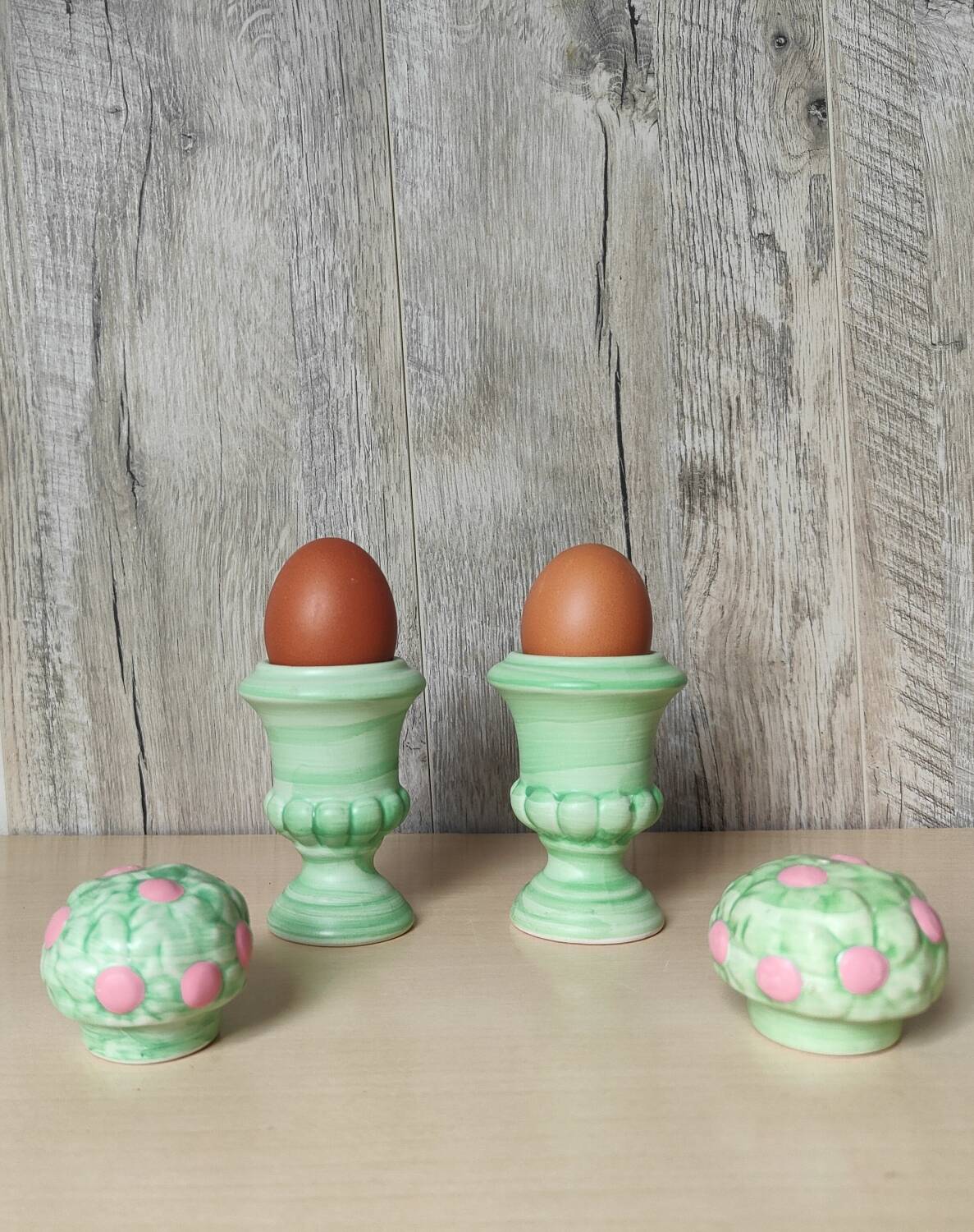 Villeroy & Boch egg cups and salt shakers