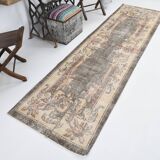 3x10 Oriental Turkish Runner Rug, 84x306Cm