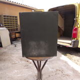 Furniture with an industrial iron locker army