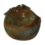Vase céramique zoomorphe en forme de poisson Vallauris