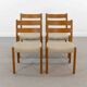 Chaises de Salle à Manger Mid-Century en Teck par EMC, Danemark, années 60, Set de 4