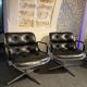 Paire de fauteuils Charles Pollock Knoll executive chair