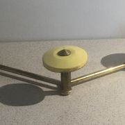 Metal coat rack 5 hooks 50s