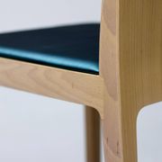 Set of six beech bar stools "Anna" by Crassevig, Italy, 1990s.