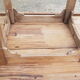 Old Burmese teak dining table