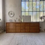 XXL golden oak craft furniture from the 50s