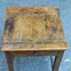 19th century farmhouse stool in solid oak