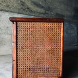 Vintage rattan chest of drawers "Maison Maugrion" R.Bobois