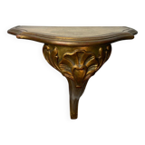 Baroque style gilded wall console