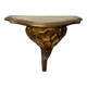 Console murale dorée de style baroque