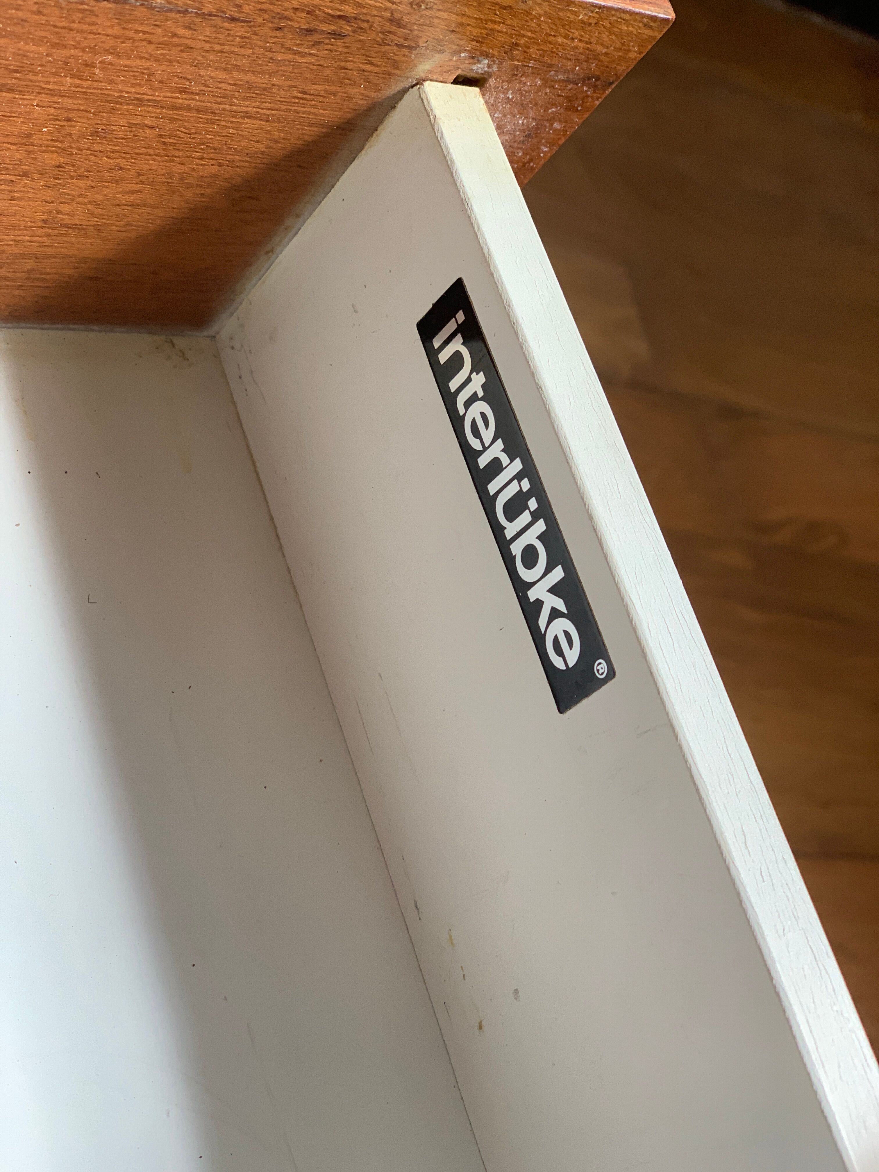 Scandinavian interlubke bedside table