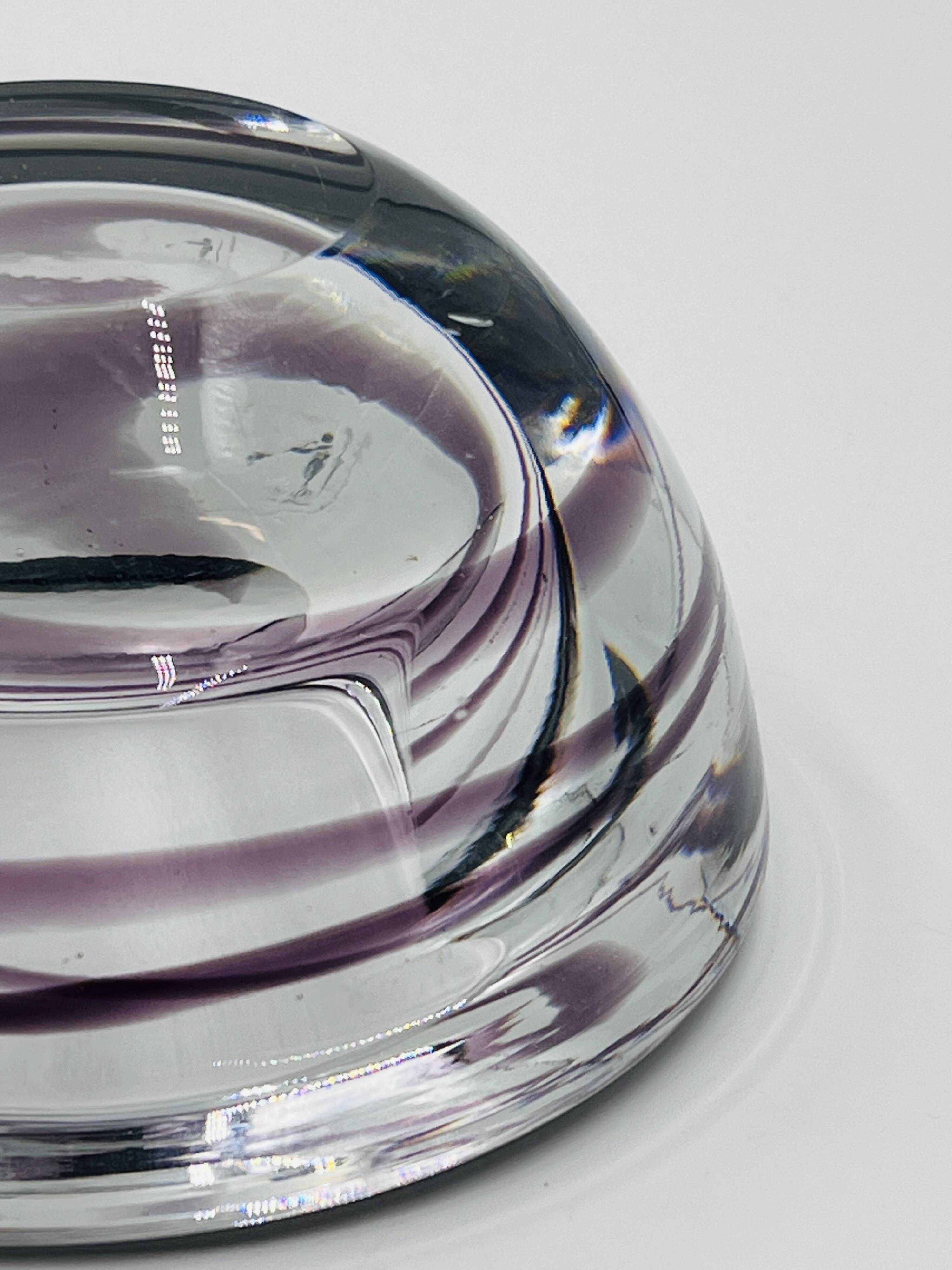 Set of two Kosta boda candlesticks by Anna Ehrner