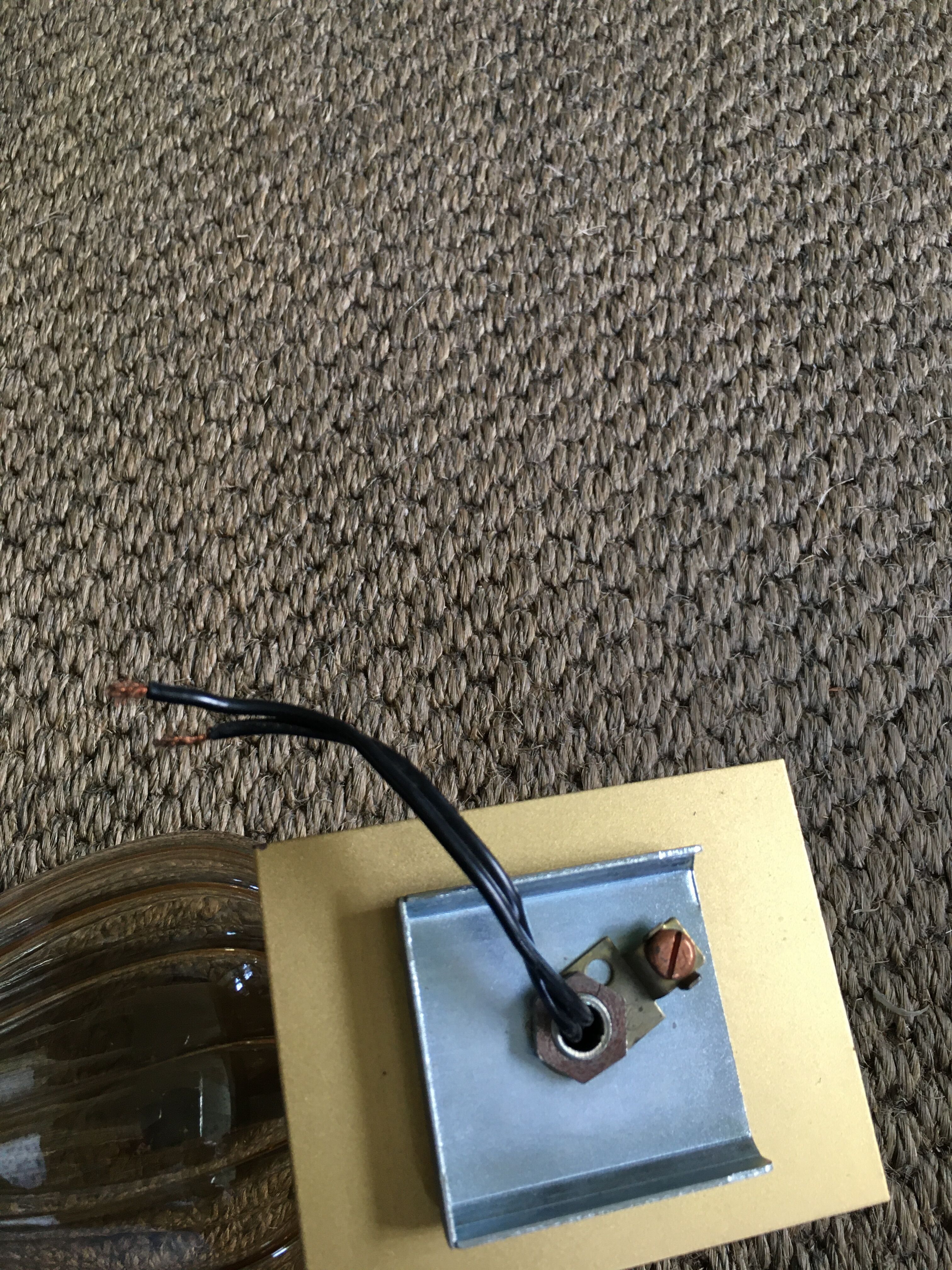 Pair of vintage wall lamps