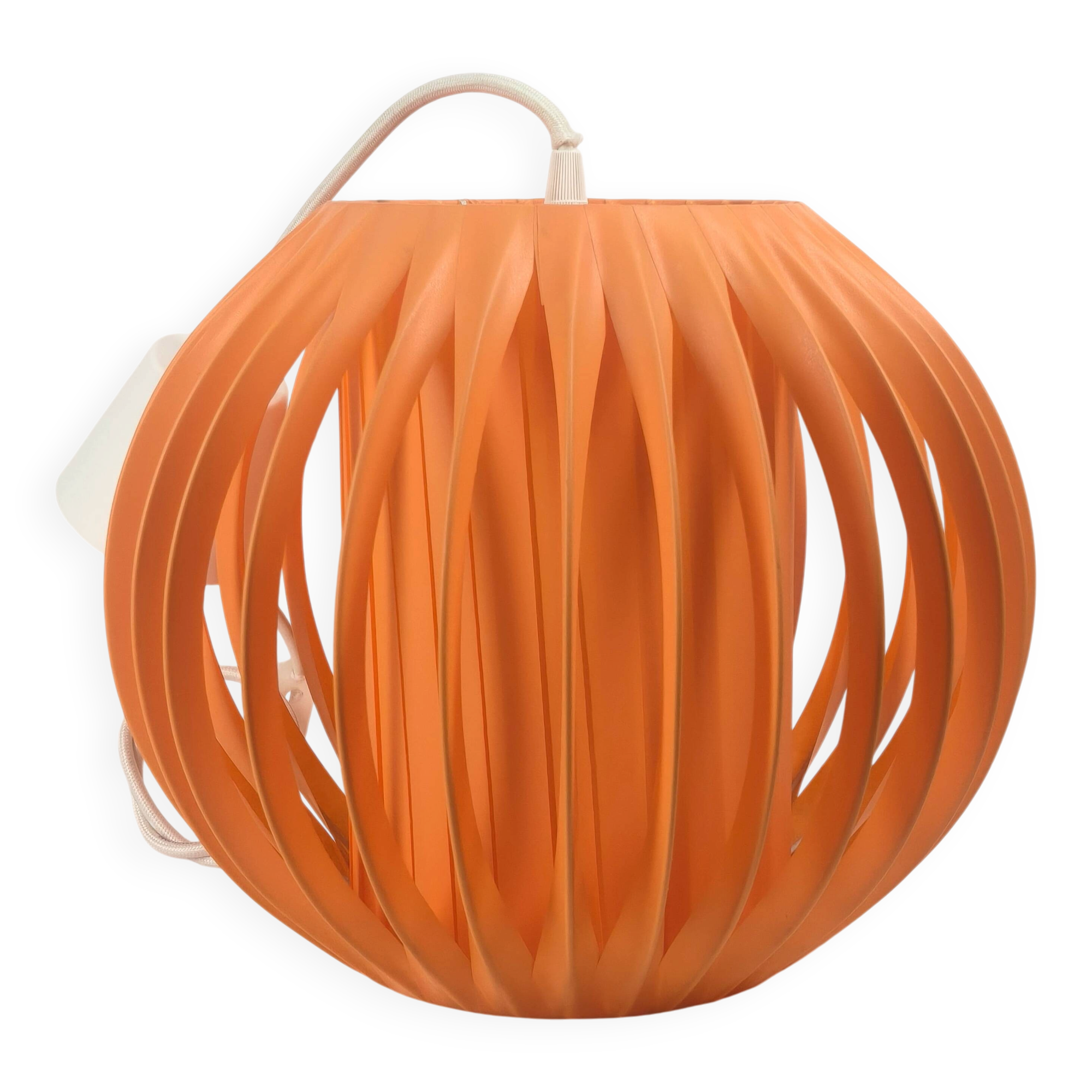 Vintage pendant lamp - Dutch design - Orange - Space Age