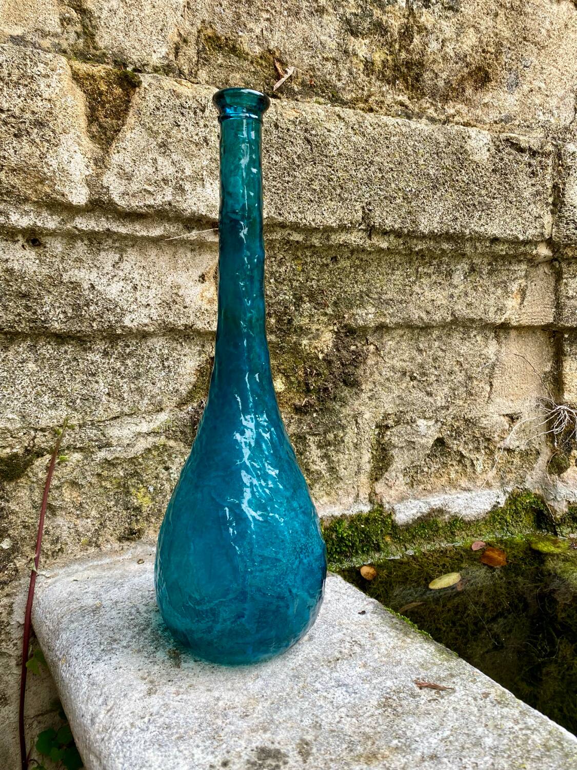 Vintage Empoli Blue Carafe
