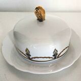 Vintage porcelain butter dish