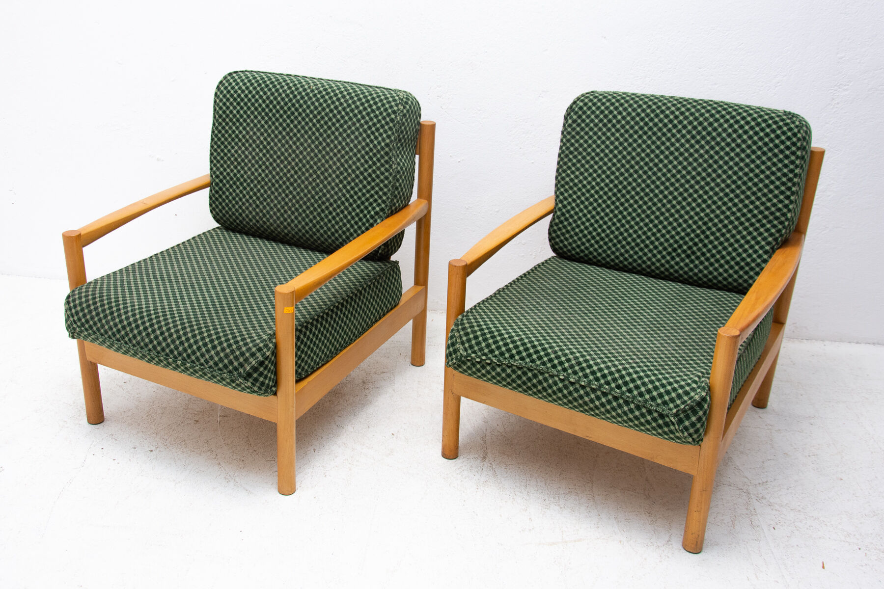 A pair of mid century Scandinavian style armchairs, 1970´s