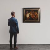 19th century Flemish painting, Salome with the Head of St. John the Baptist