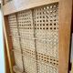 Folding wooden and cane chair