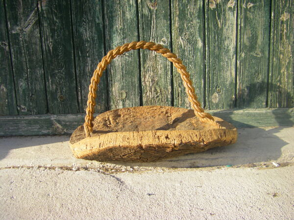 Coupe en corde et liège naturel