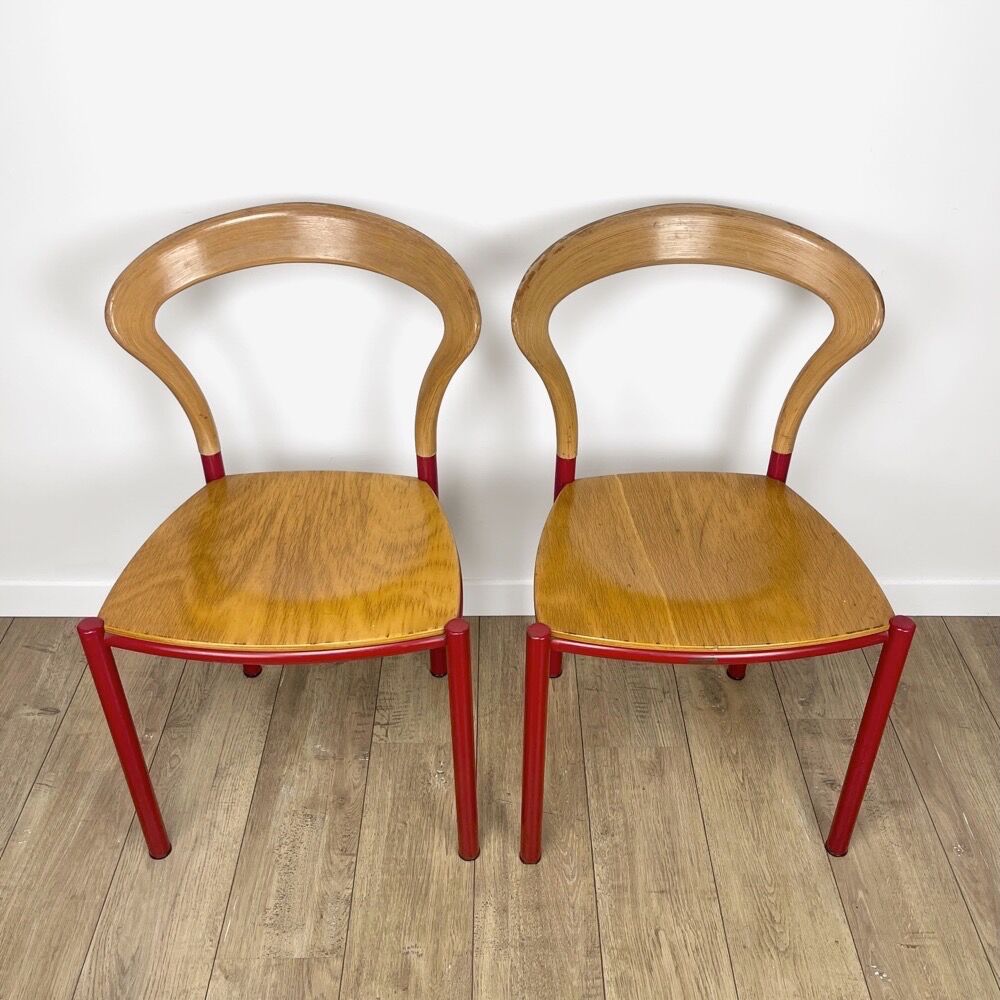 Pair of Lotus chairs by Hartmut Lohmeyer for Kusch+Co