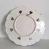 Openwork ceramic dish Deruta style